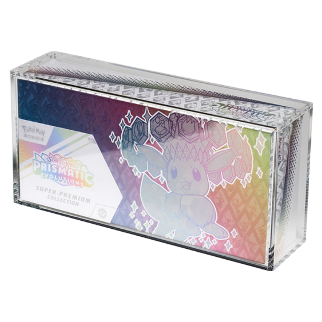 The Acrylic Box | Pokémon Super Premium Collection Prismatic Evolutions | Acryl Case
