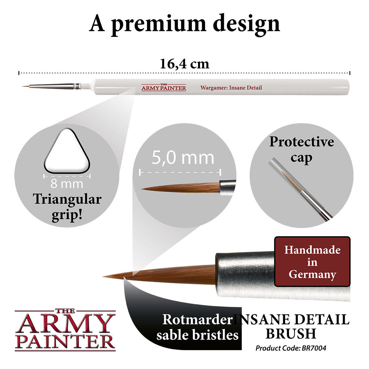 The Army Painter - Insane Detail - Wargamer Brush