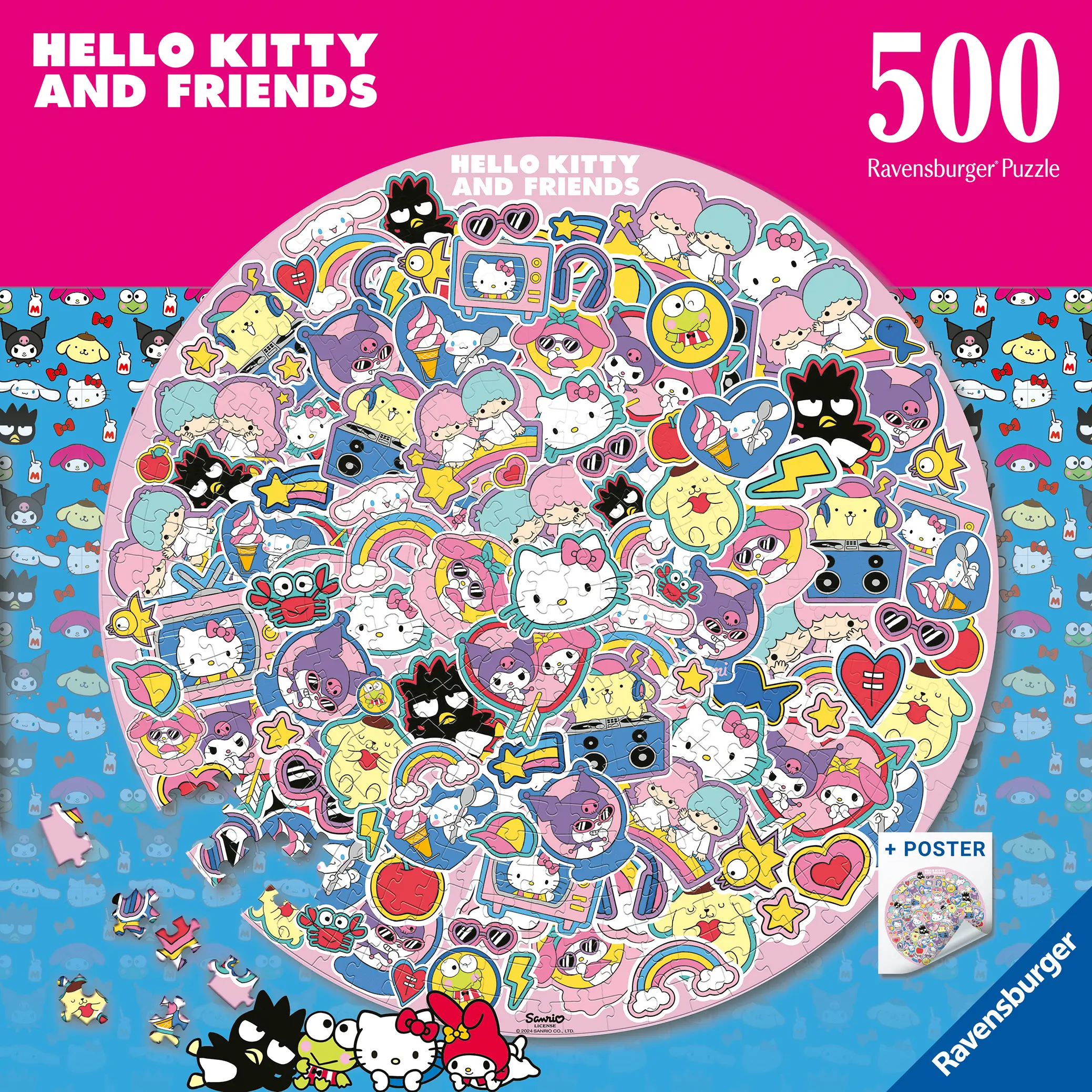 Ravensburger | Hello Kitty and Friends | 500 Teile Puzzle