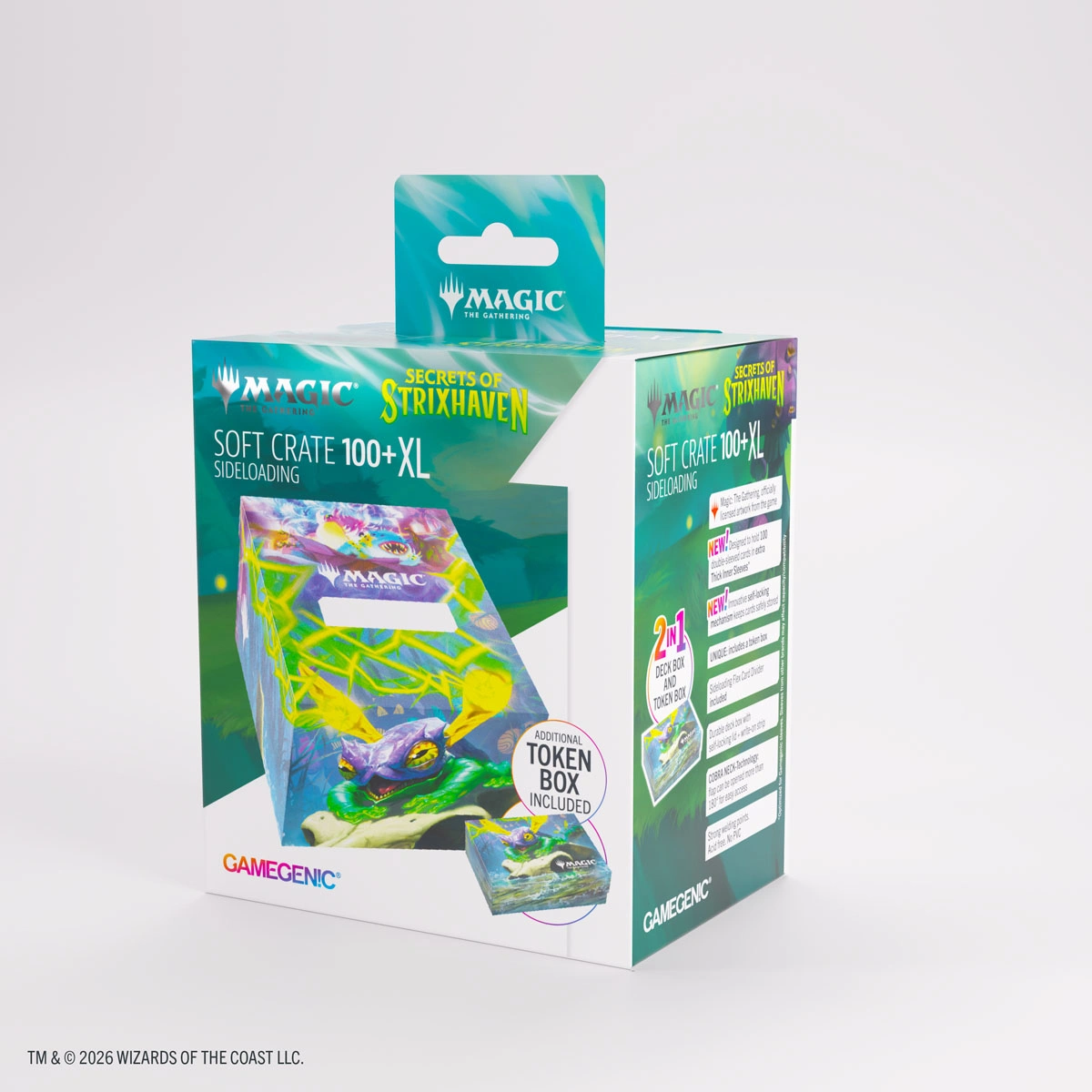 Gamegenic | Secrets of Strixhaven | Deckbox Soft 100+ XL C3/C6