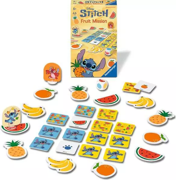 Ravensburger | Disney Stitch Fruit Mission | Reisespiel
