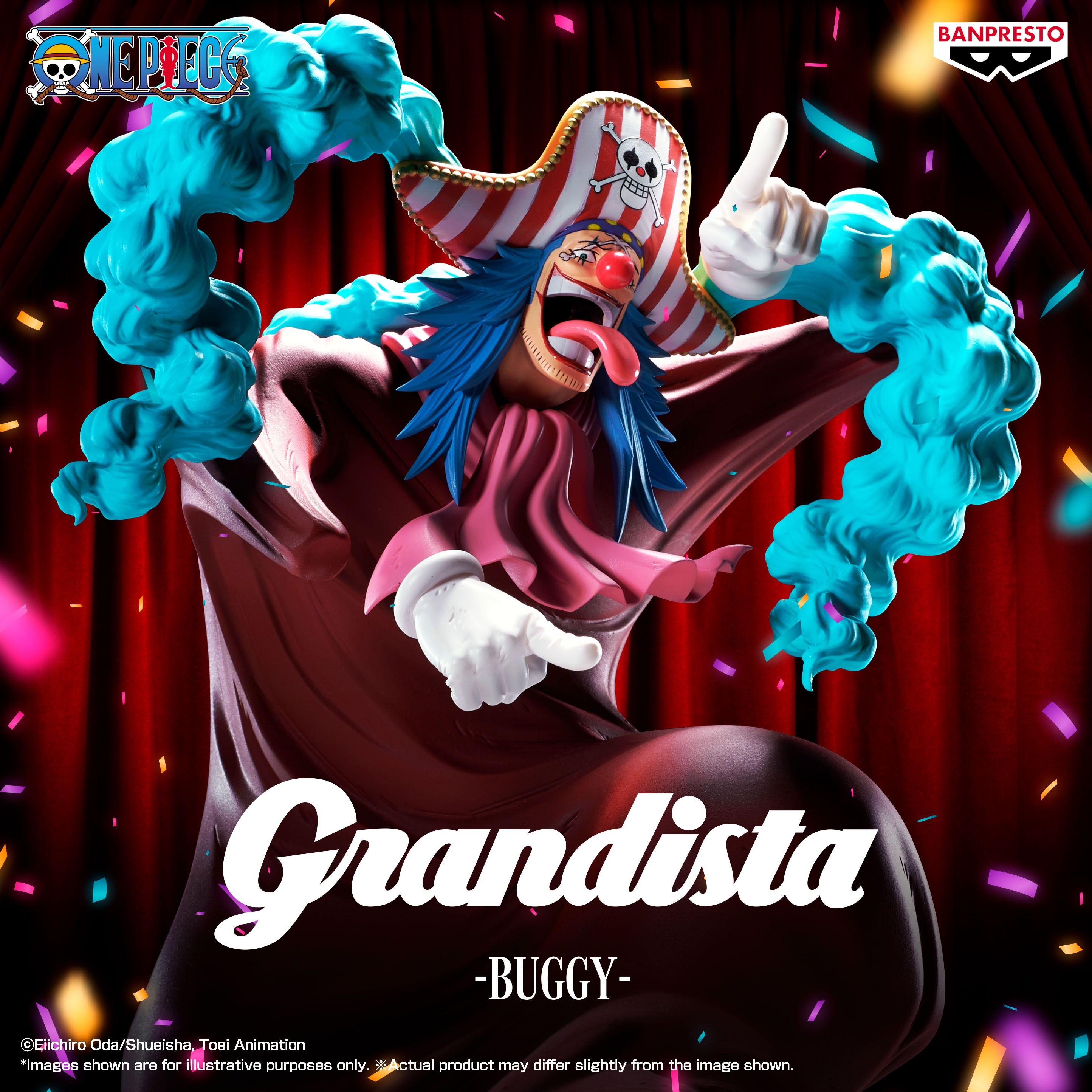 Banpresto | Buggy Grandista (25cm) | One Piece