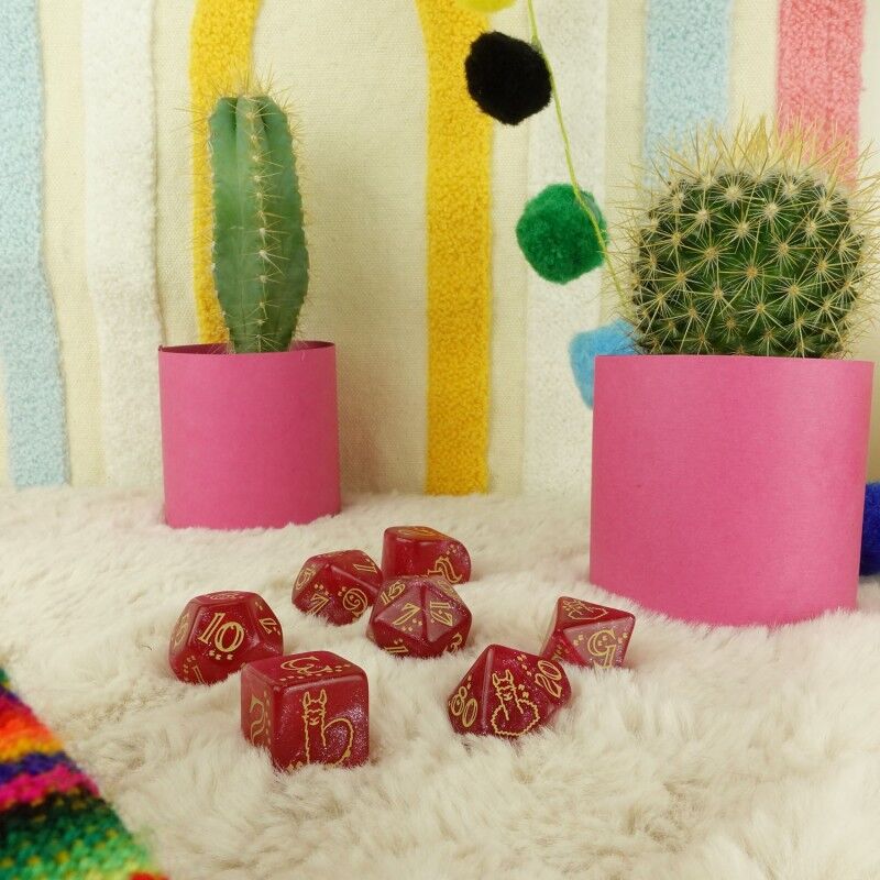 Q Workshop | Puffy | Llama Dice Set