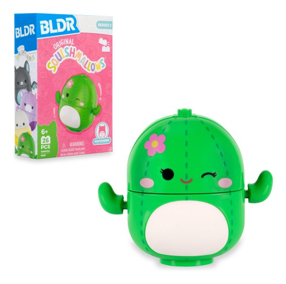 Squishmallows | BLDR Building Set | 2" Figure Assortment (INTL)
