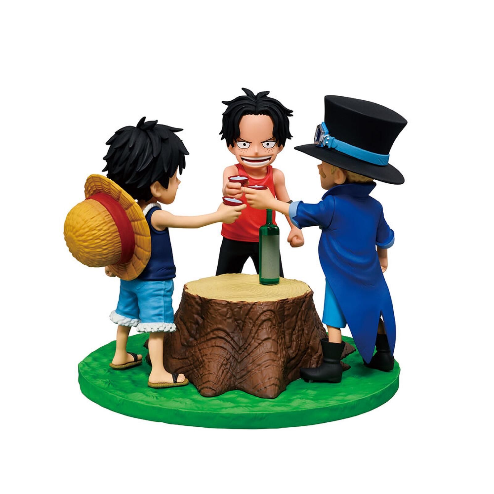 Banpresto | Ace, Sabo & Luffy Dramatic Memories Ichibansho (10cm) | One Piece