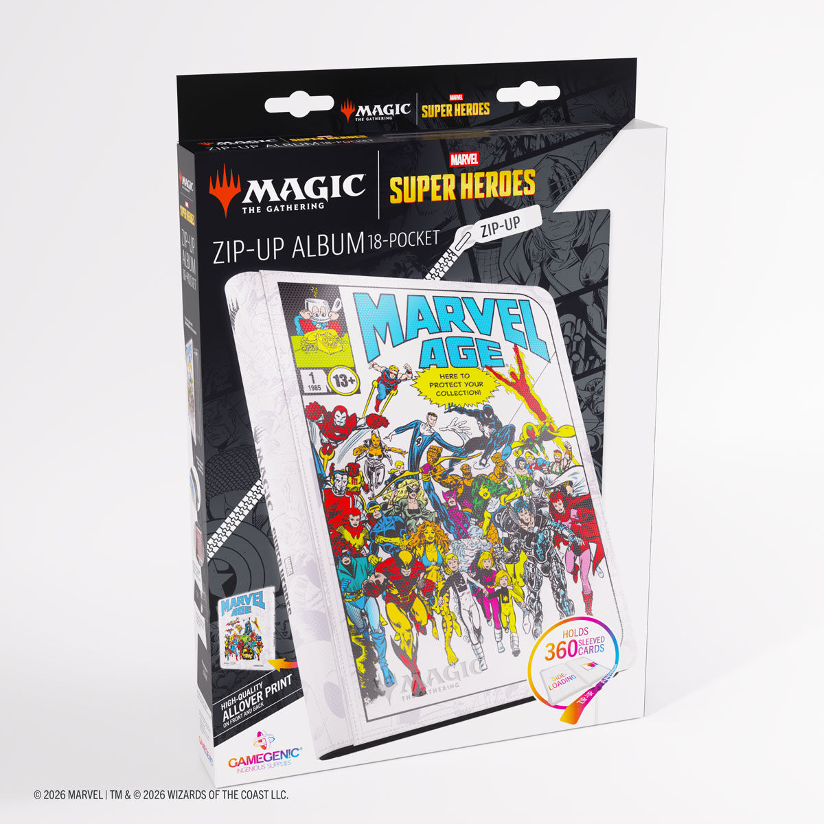 Gamegenic | Marvel Super Heroes - Marvel Age | Binder 18-Pocket
