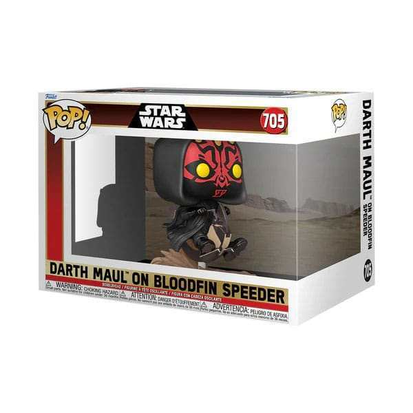 POP! Rides Deluxe | Darth Maul On Bloodfin Speeder | Star Wars