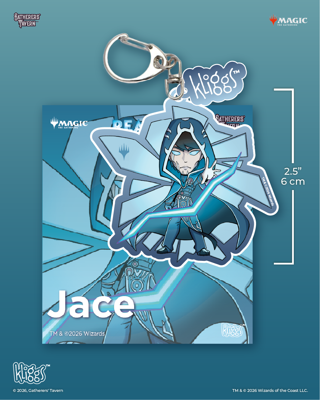 Gatherers' Tavern | Jace Kliggs Reality Fracture Keychain | Magic: The Gathering