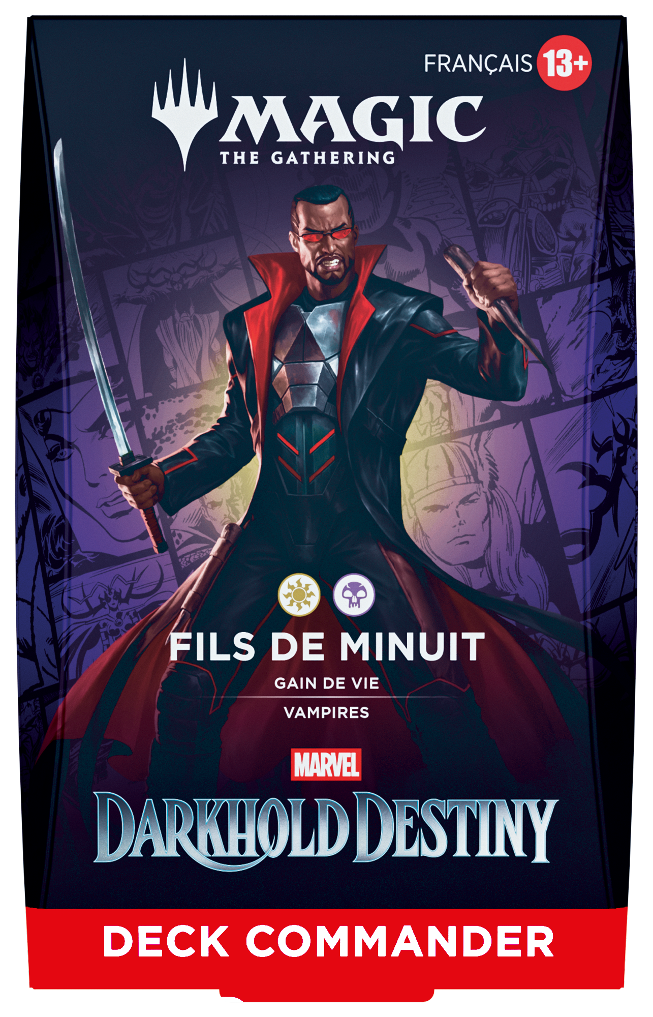 Magic: The Gathering | Marvel Darkhold Destiny | Commander Deck Display (4 Stk.) (FR)