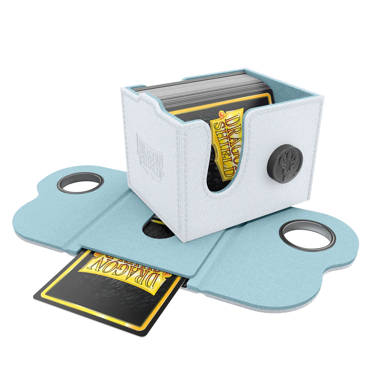 Dragon Shield | White & Aqua | Dragon Box 100+