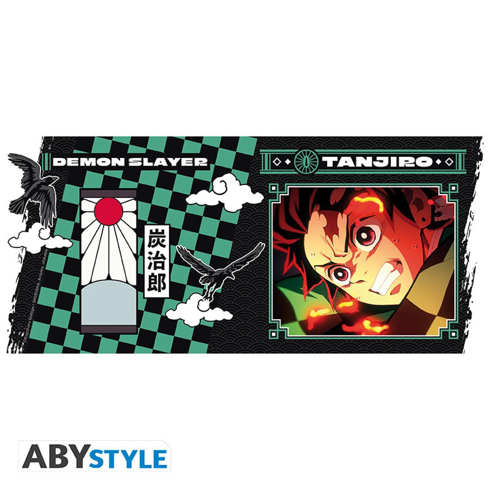 Abysse: Demon Slayer - Mug (460ml) ( Black & Green) - Tanjiro S2