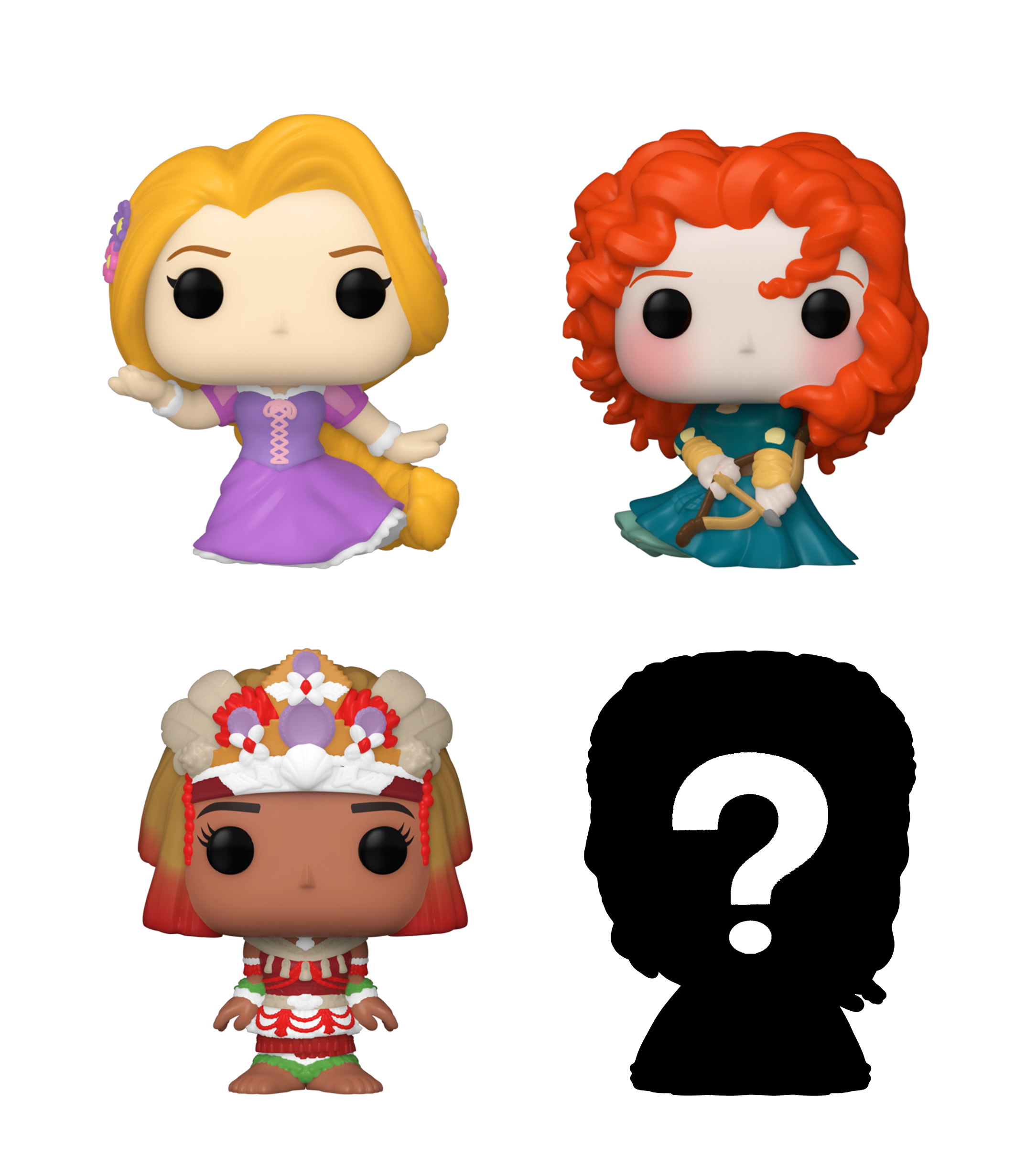 Bitty POP!: Rapunzel 4-Pack Series 4 - Disney Princess