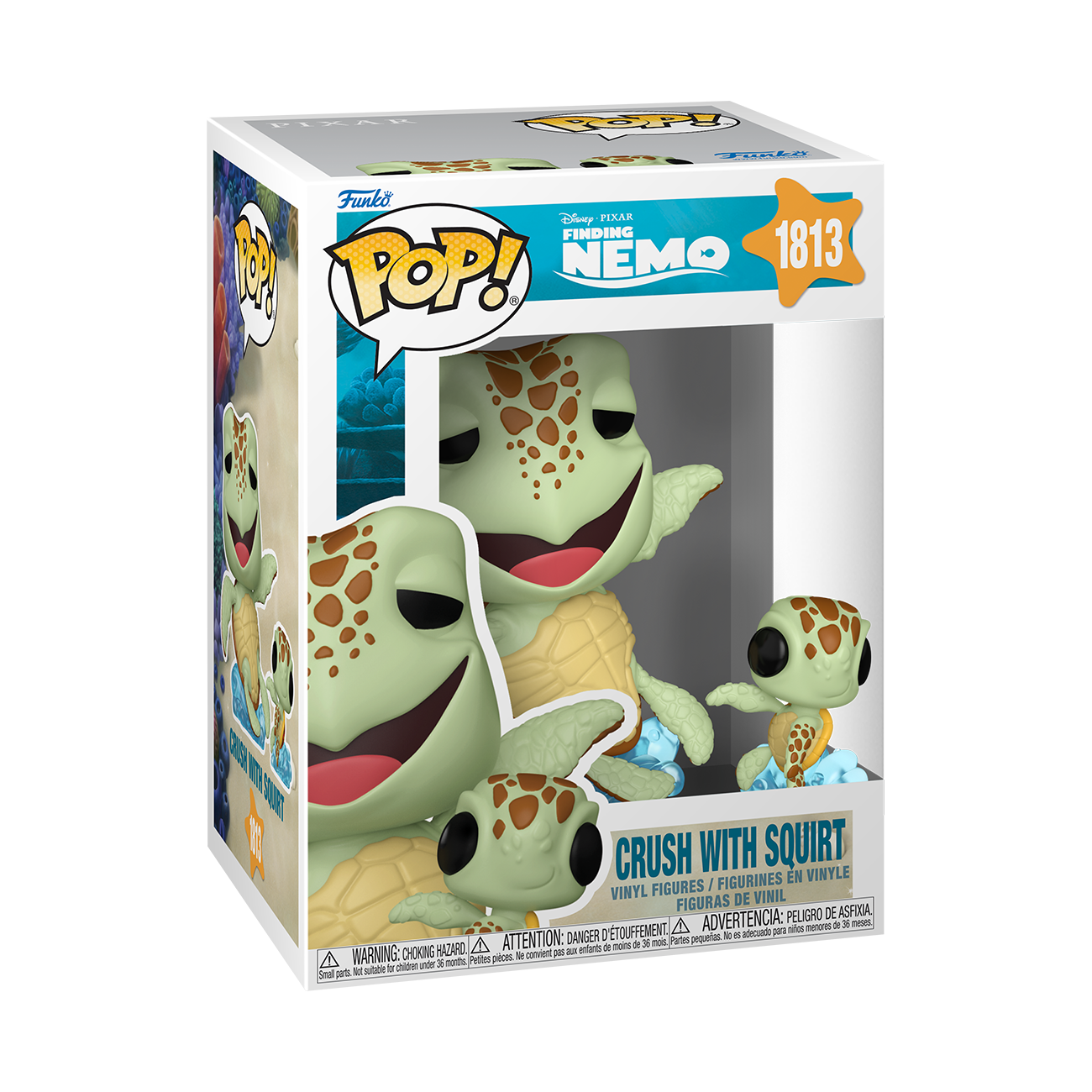 Pop! & Buddy Vinyl | Crush with Squirt | Finding Nemo