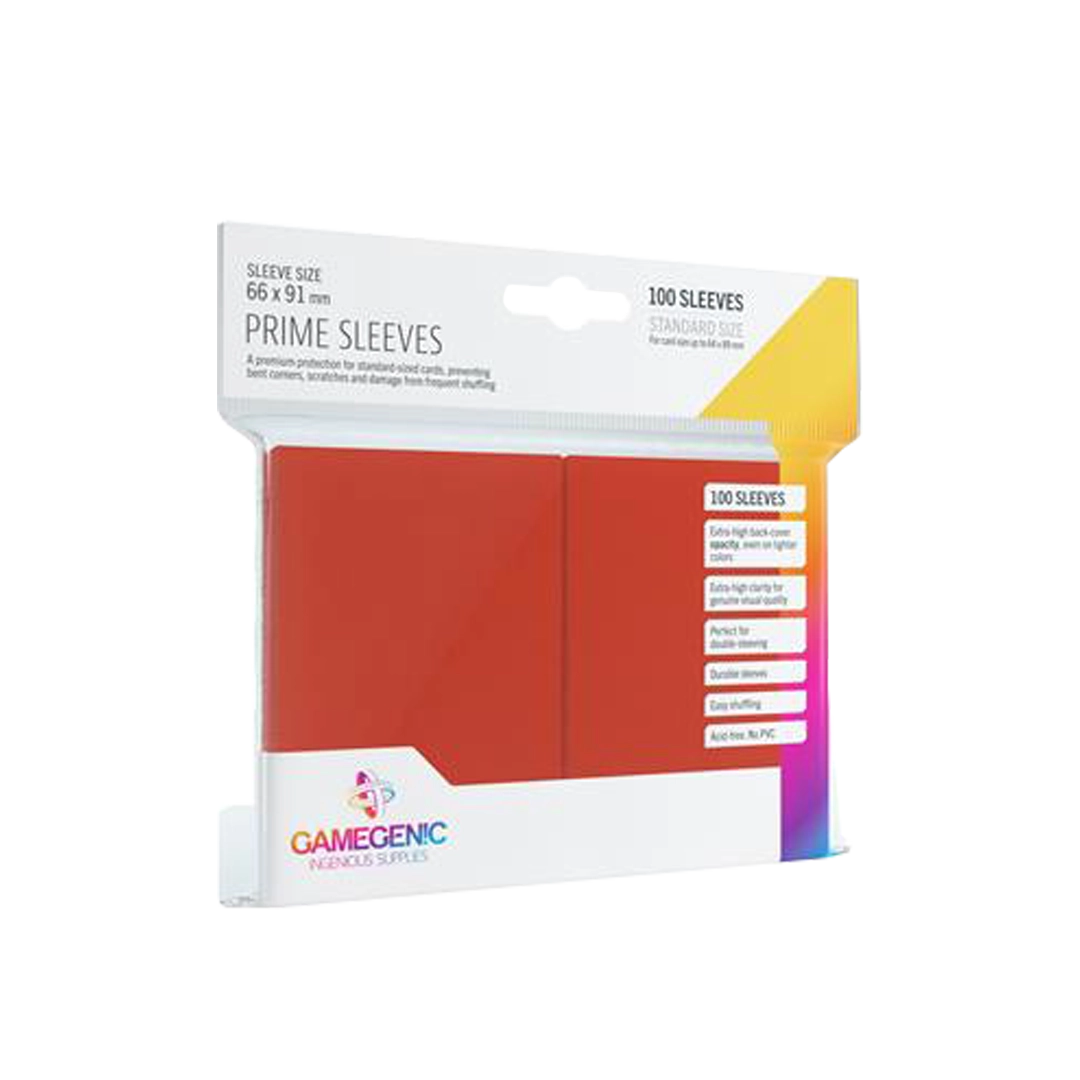 Gamegenic - Prime Sleeves - Rot (100 Stück)