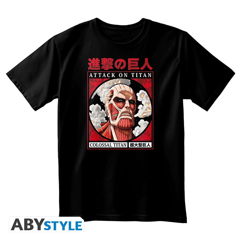 Abysse: Attack On Titan - Unisex T-Shirt (XS) - Colossal Titan