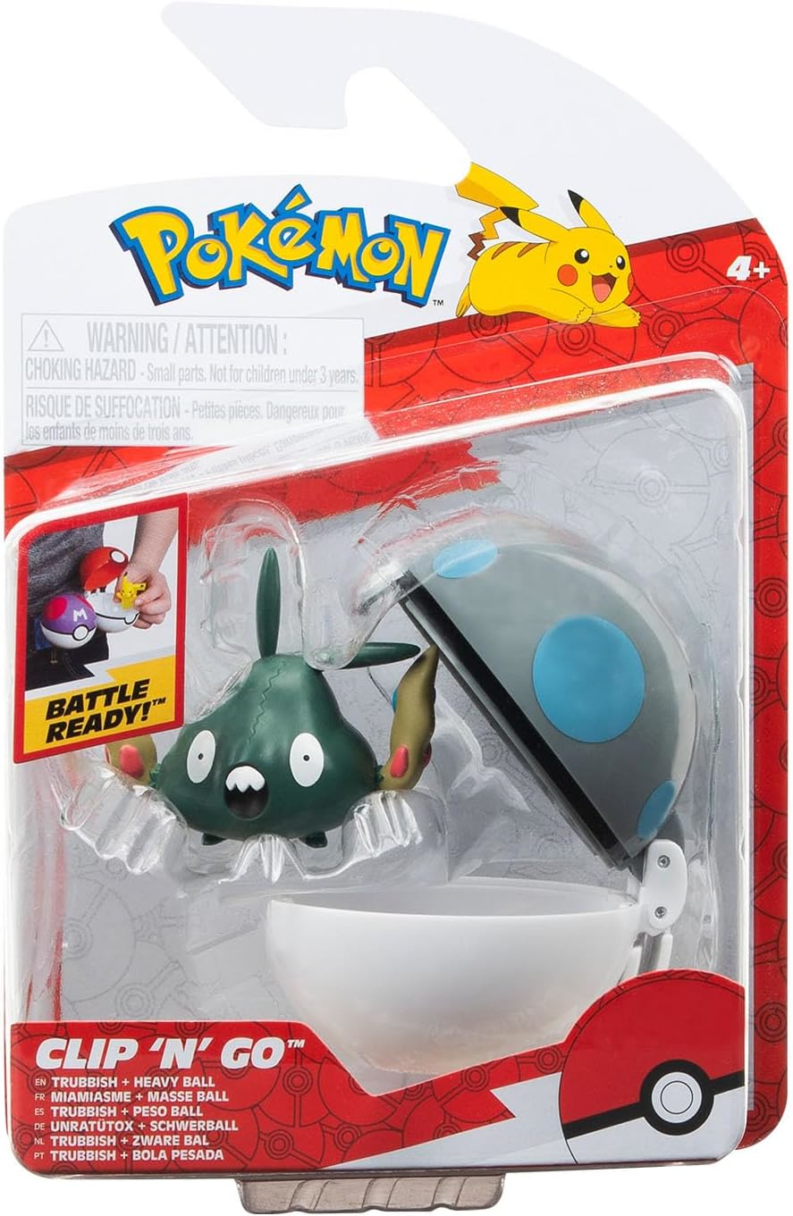 Pokémon | Clip 'N' Go | Trubbish & Heavy Ball