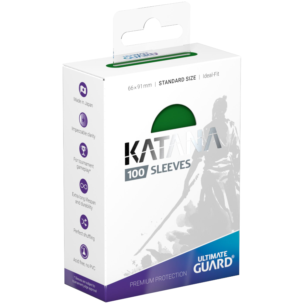 Ultimate Guard | Katana Sleeves | Standard Size Grün (100)