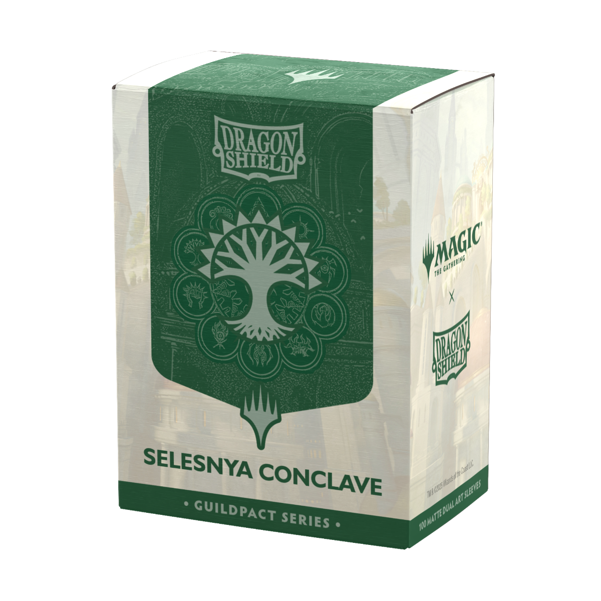 Dragon Shield X Magic: The Gathering | Selesnya Conclave | Standard Size Sleeves Guildpact Series