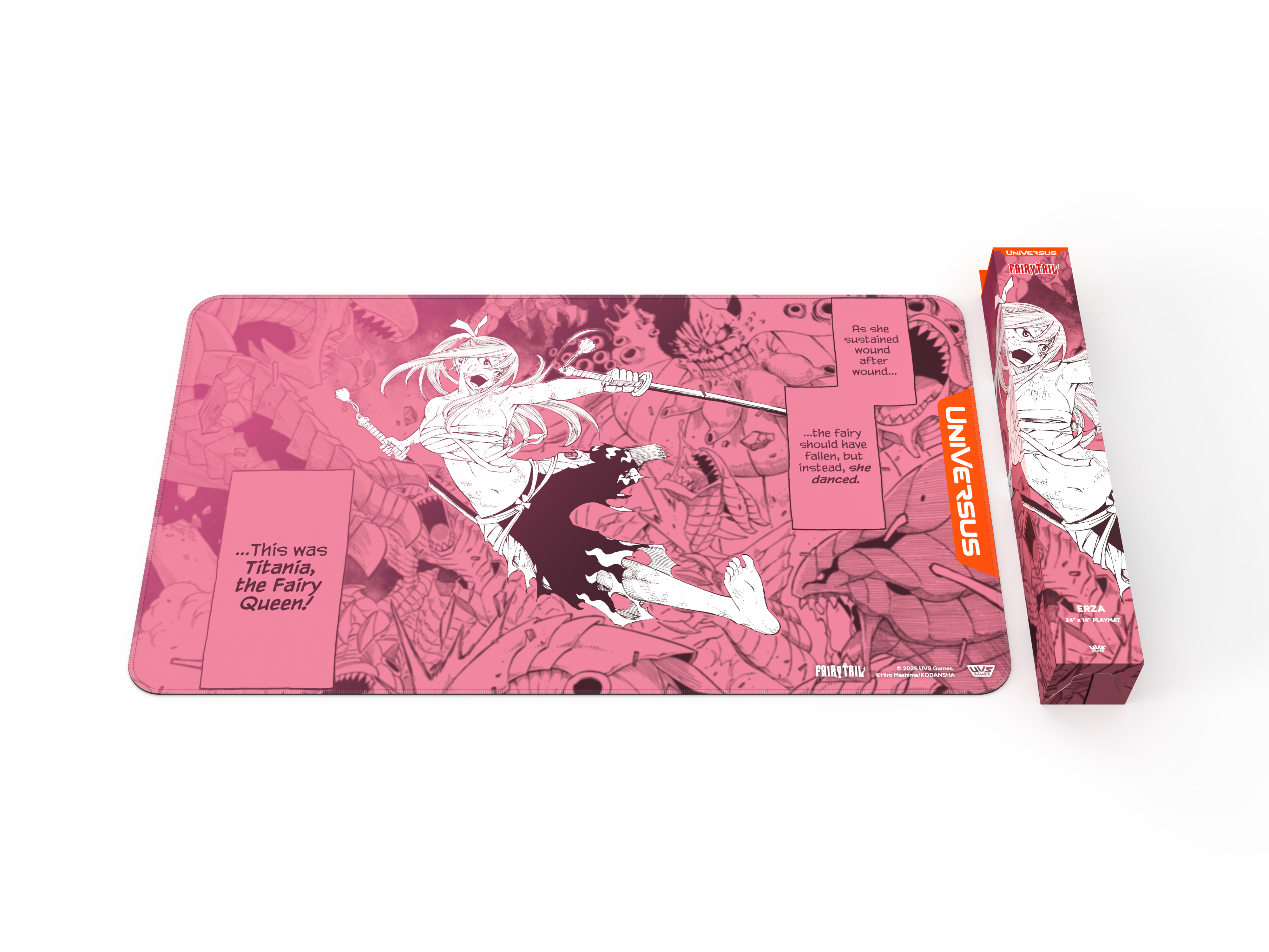 UniVersus TCG | Fairy Tail: All Fired Up! - Erza | Playmat