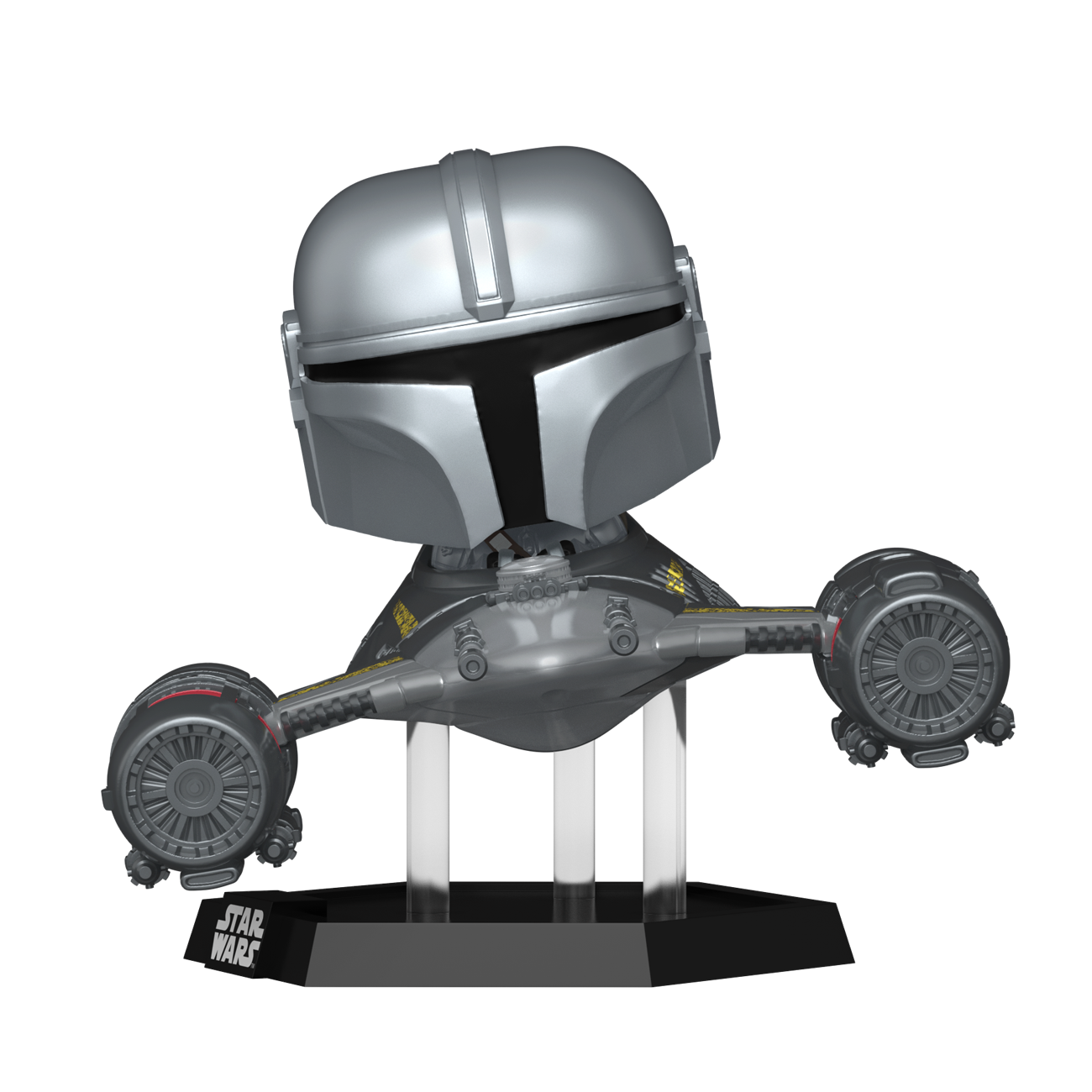 POP Ride: The Mandalorian in N-1 Starfighter (with R5-D4) - Exclusives
