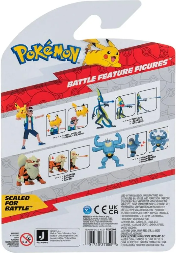 Pokémon | Arcanine | 11,5cm Battle Feature Figure
