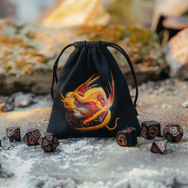 Q Workshop | Black & Adorable | Dragon Dice Bag