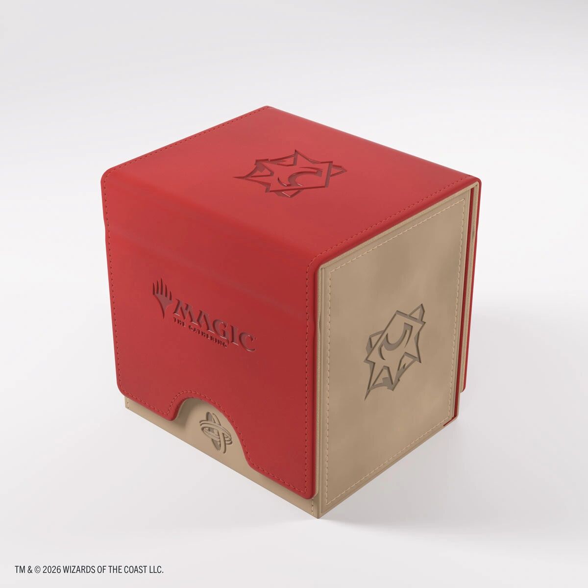 Gamegenic | Secrets of Strixhaven - Lorehold - Beige/Rot | Deckbox Sidekick Pro 100+ XL