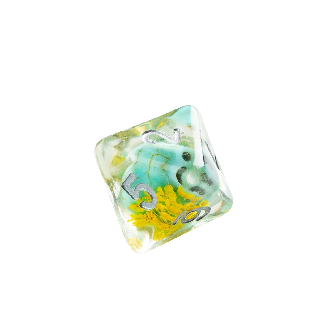 Gamegenic | RPG Dice Set | Embraced Series Green Skull