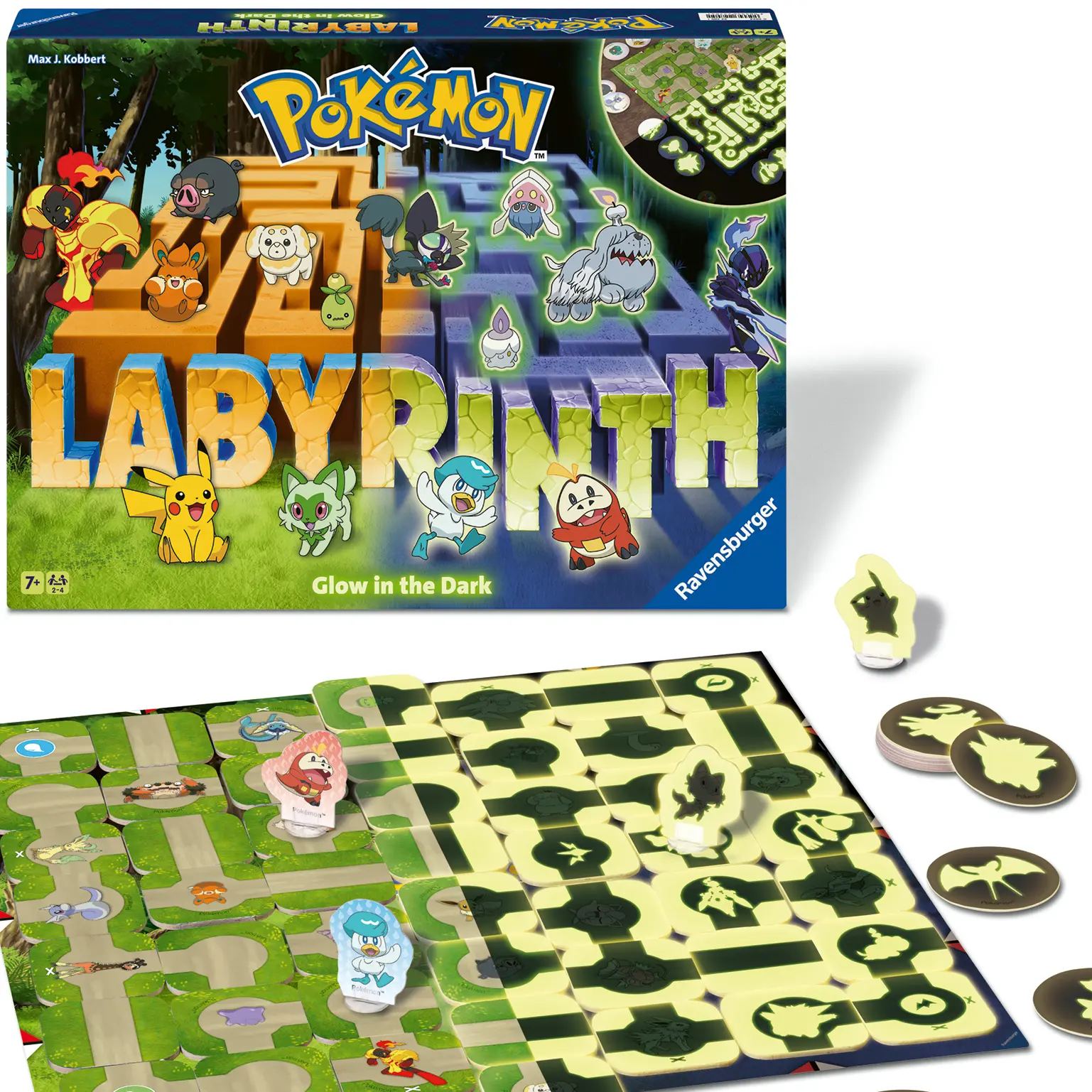Ravensburger | Pokémon Labyrinth Glow in the Dark | Gesellschaftsspiel