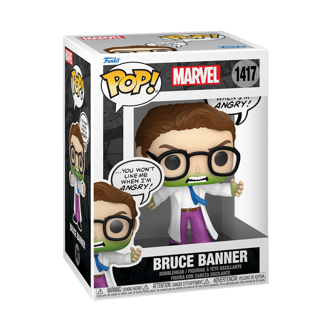 POP! Marvel: Bruce Banner (Don't Make Me Angry) - Marvel