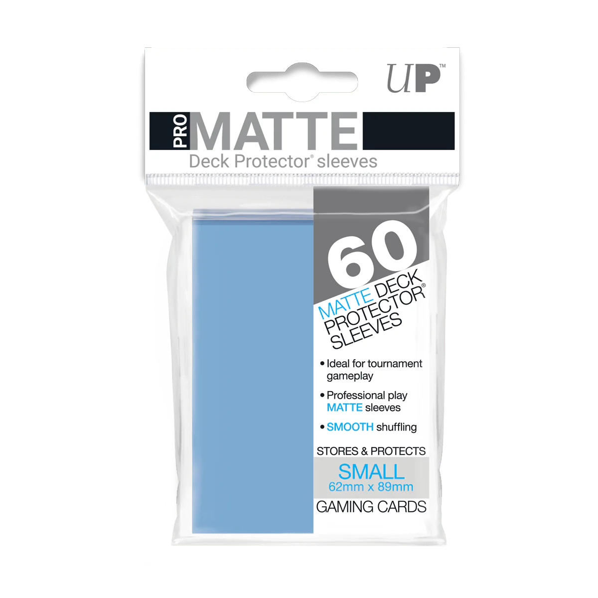 Ultra Pro - Pro-Matte Small Deck Protector Sleeves (60ct) Stil: Light Blue