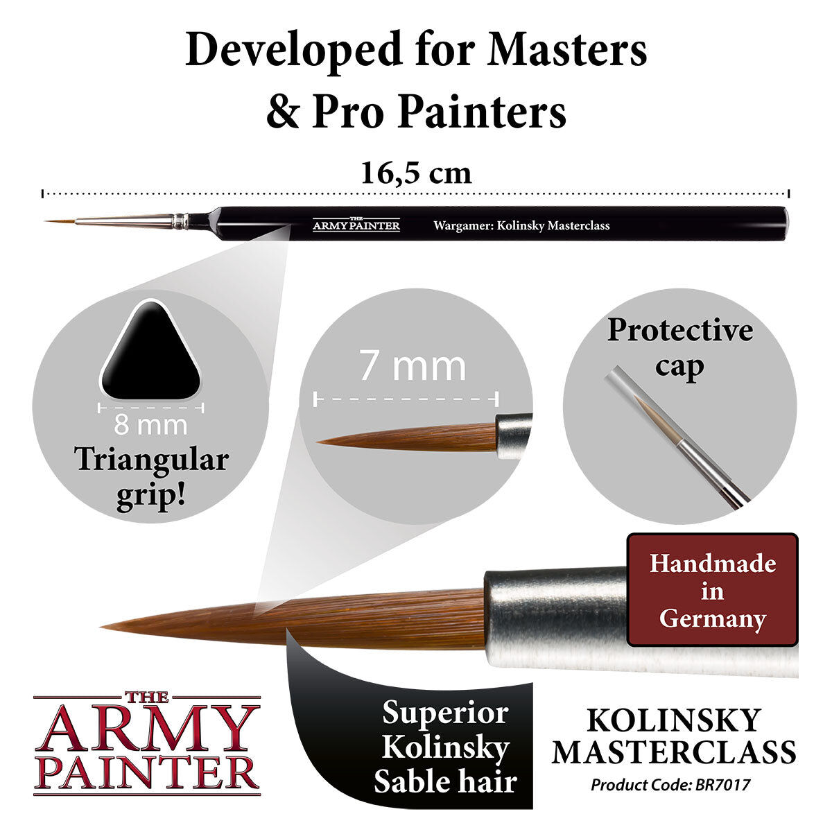 The Army Painter - Kolinsky Masterclass - Wargamer Brush