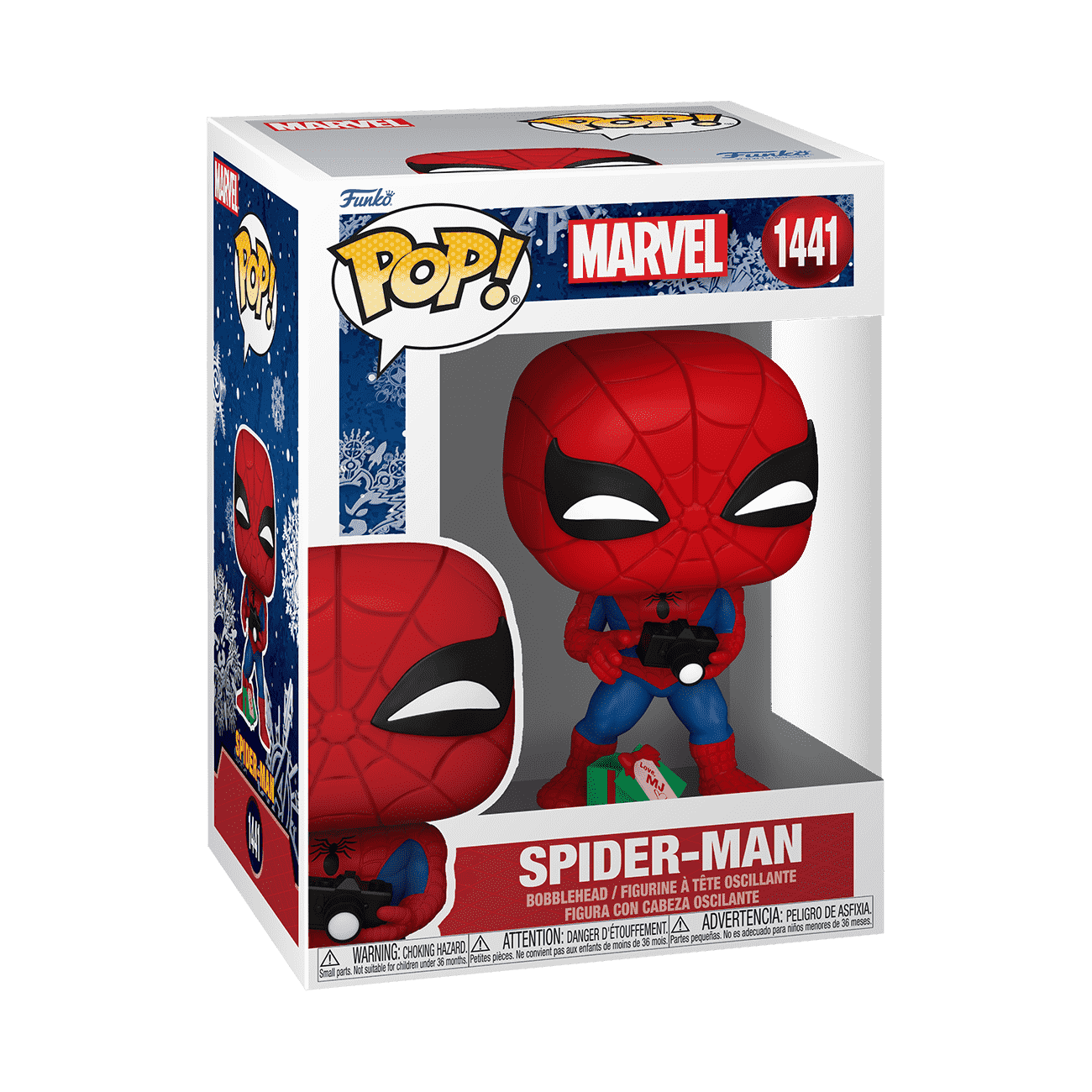 POP! Marvel: Spider-Man (with open Gift) - Marvel Holiday