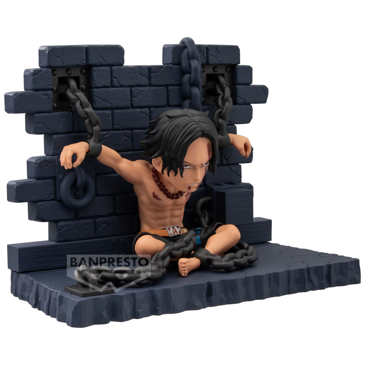 Banpresto | Portgas D. Ace World Collectable Figure Log Stories Impeldown (8cm) | One Piece
