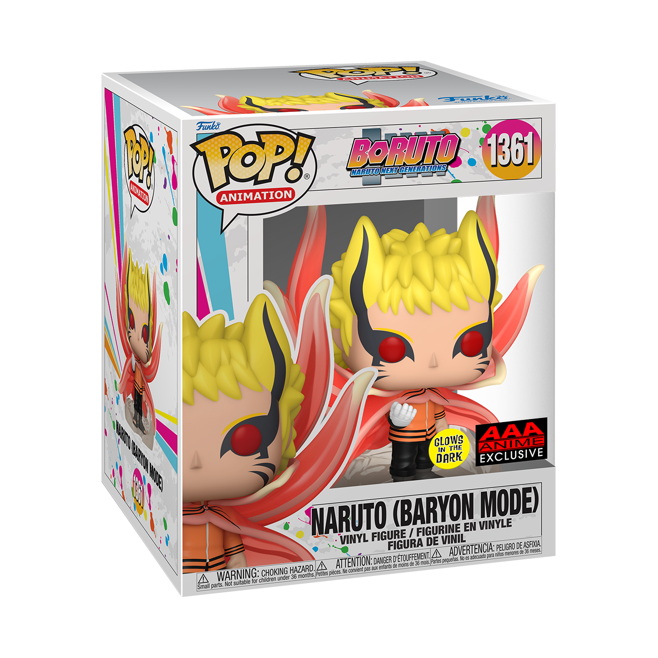 POP! Super: Naruto (Baryon Mode) (Glow) - Exclusives
