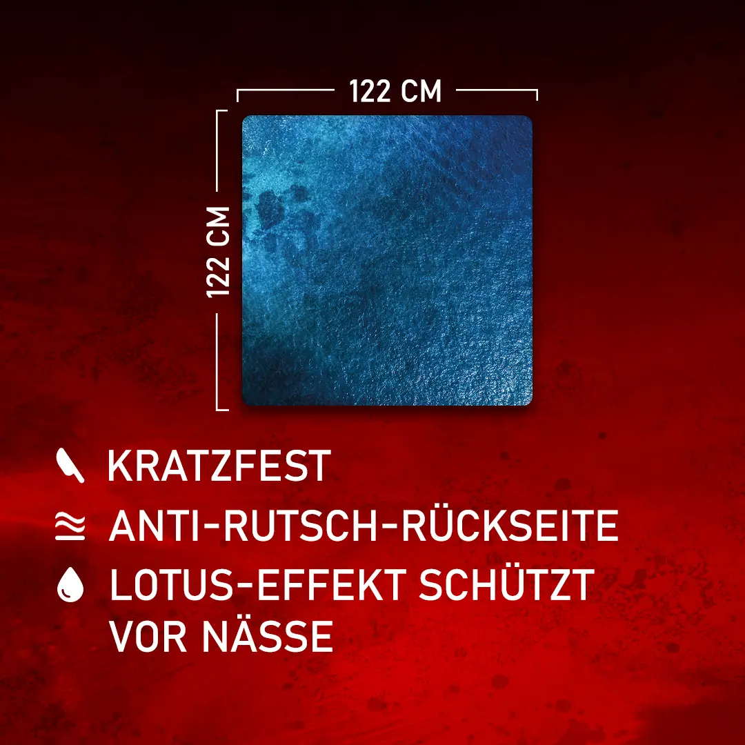 Kraken Wargames | Ocean Surface | Tabletop Playmat (121x121cm)