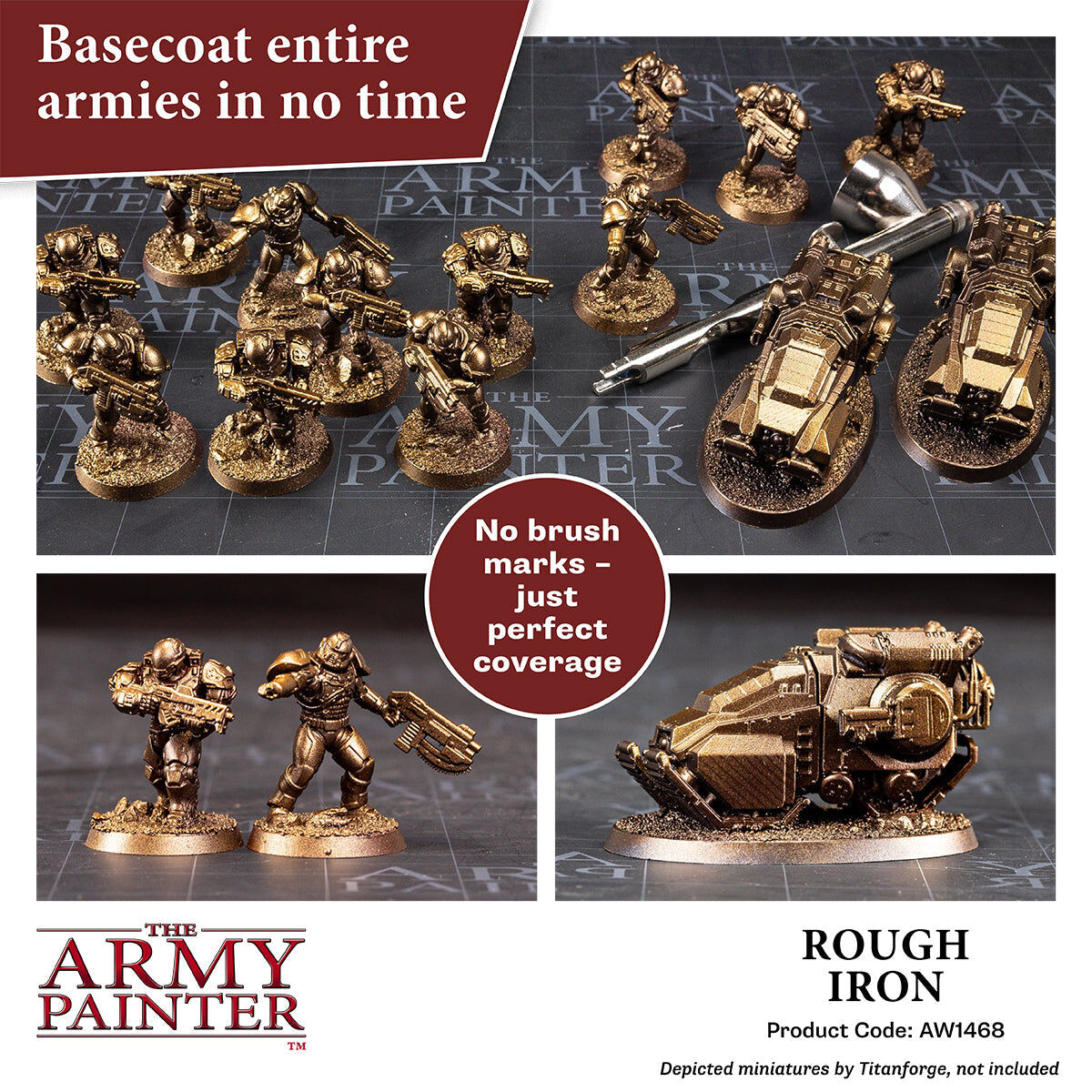 The Army Painter - Rough Iron - Warpaints Air Metallics