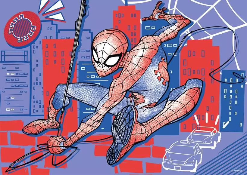 Ravensburger | Spiderman Der Superheld | 24 Teile Bodenpuzzle