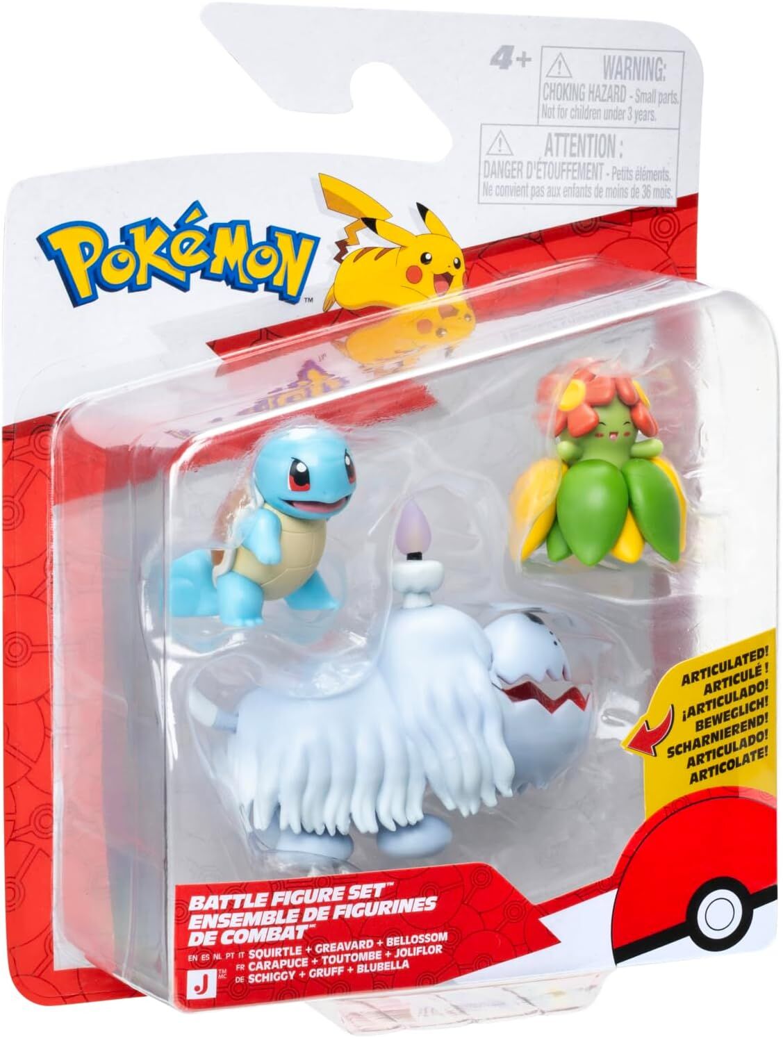 Pokémon  | Shiggy, Gruff & Blubella | Battle Figure Set