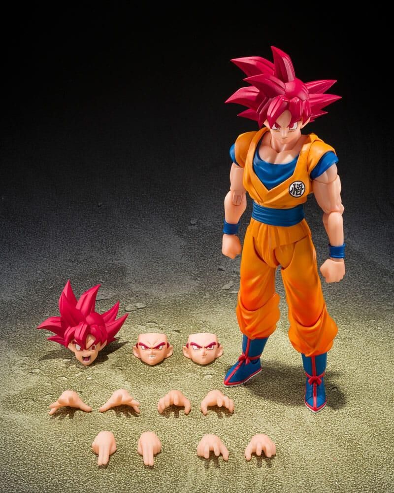 Tamashii Nations | Super Saiyan God Son Goku God Aura S.H.Figuarts (15cm) | Dragon Ball Super