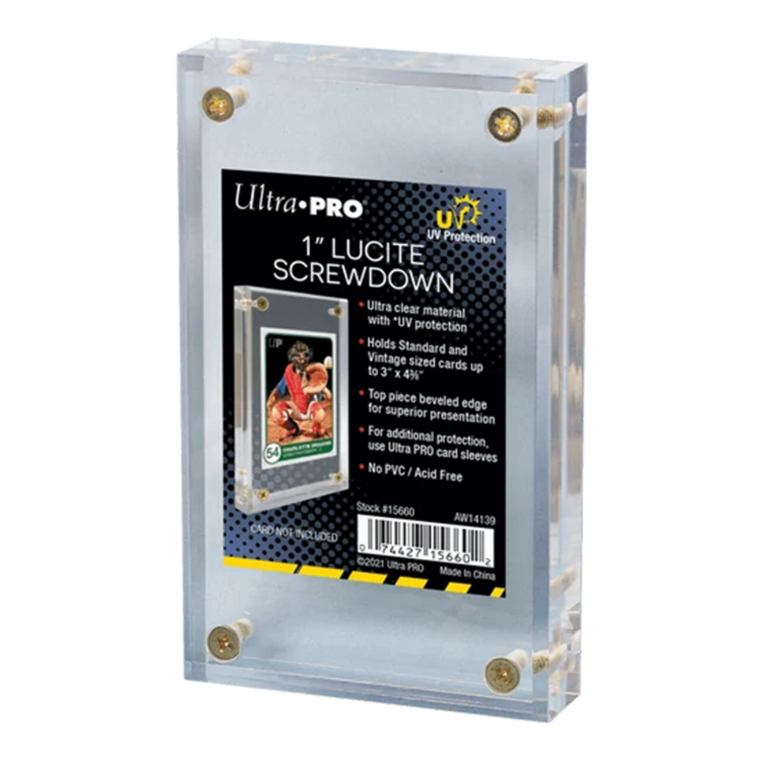 Ultra Pro | Lucite UV 1" Screwdown | Card Holder