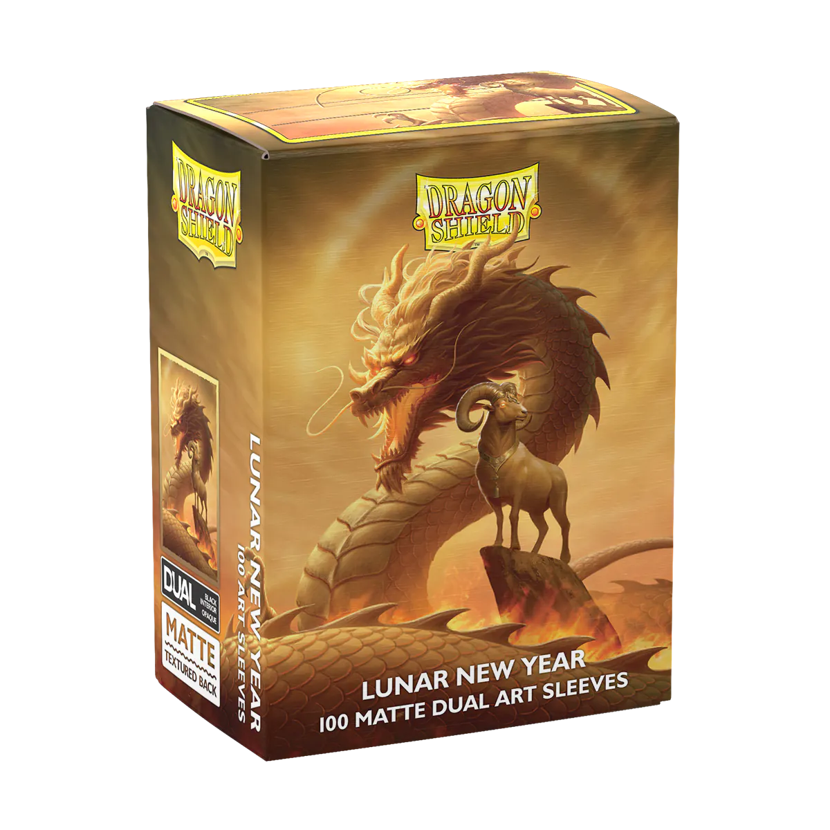 Dragon Shield | Fire Goat 2027 Matte Dual Art Sleeves | Standard Size