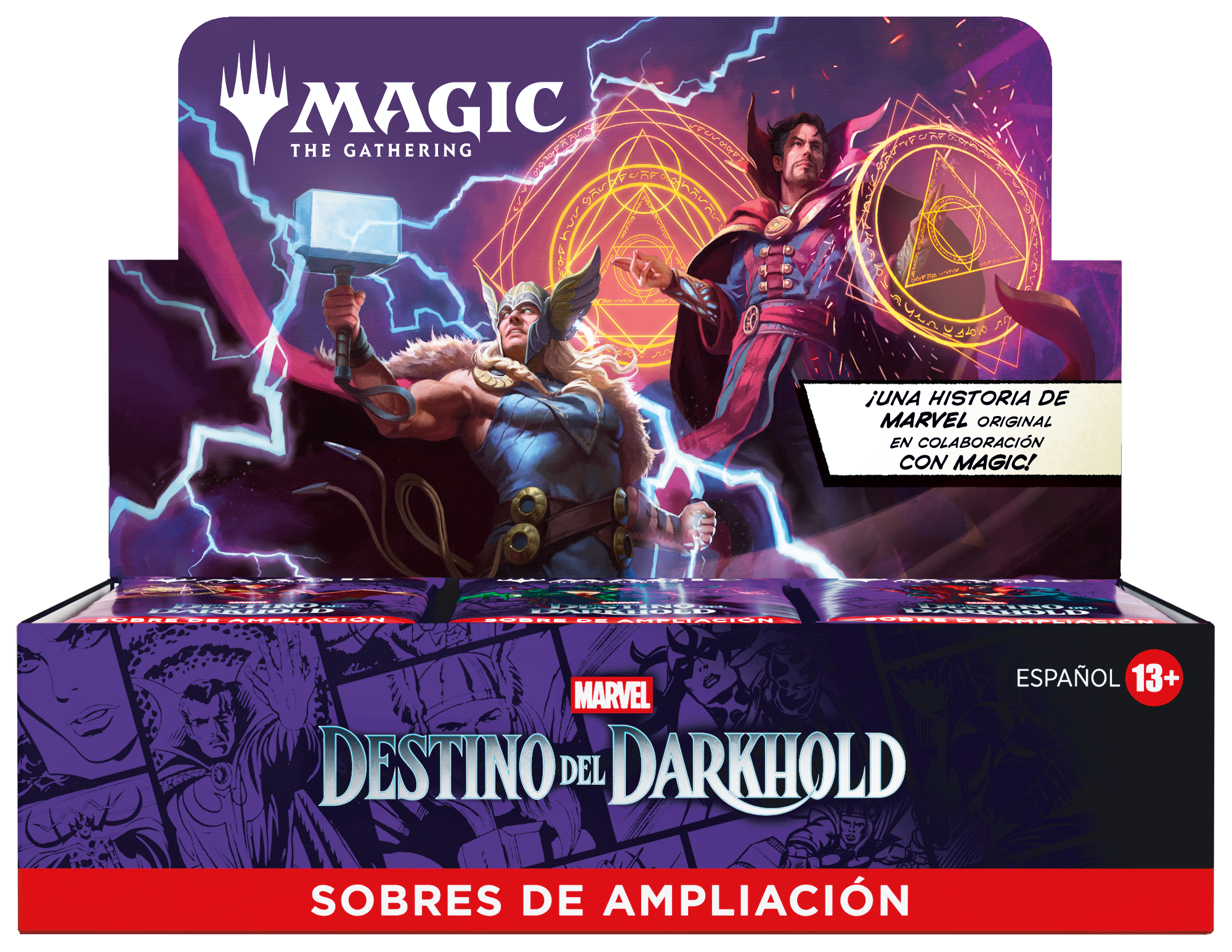 Magic: The Gathering | Marvel Darkhold Destiny | Play Booster Display (ES)