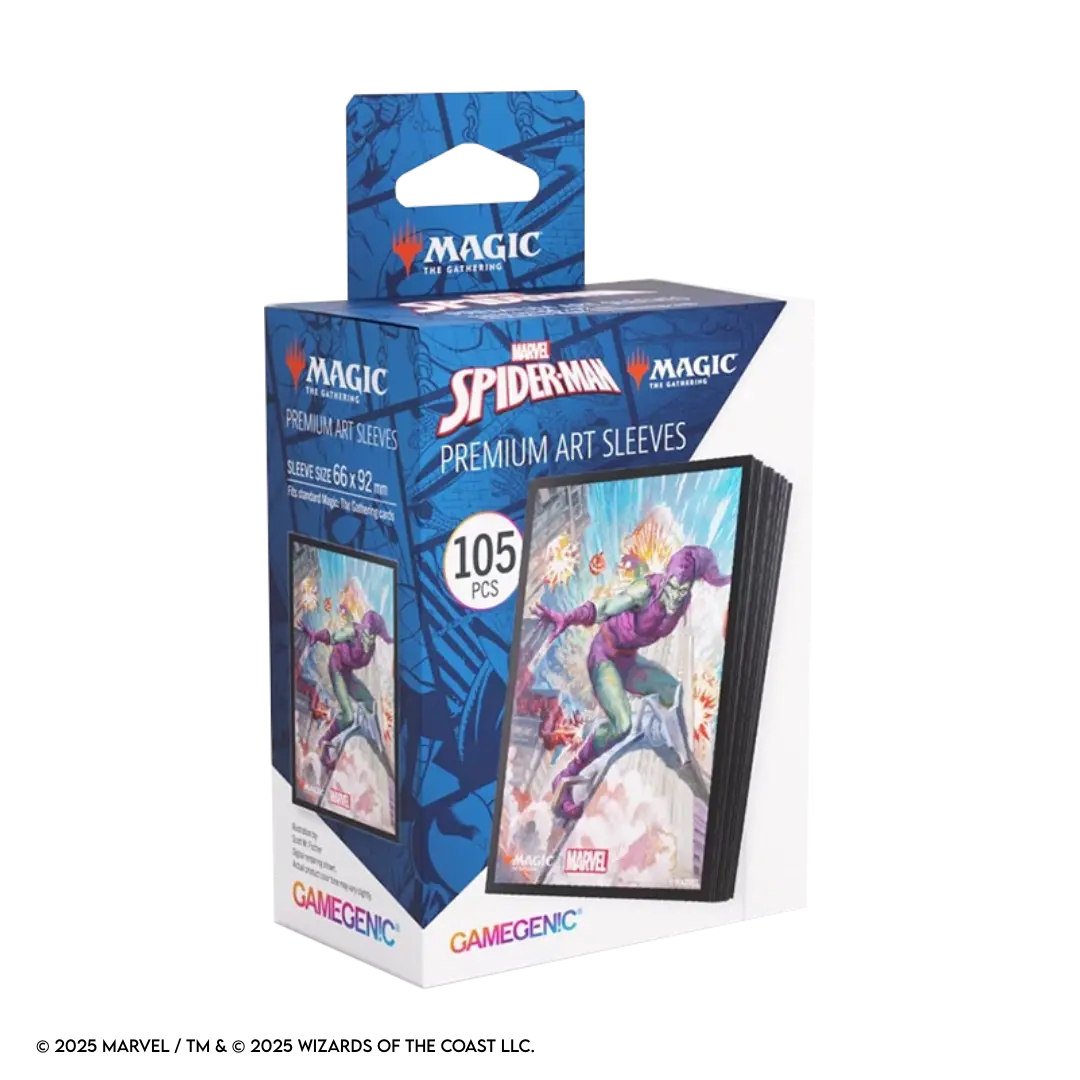 Gamegenic | Magic: The Gathering - Spider-Man / Green Goblin | Premium Art Sleeves (105 Stück)