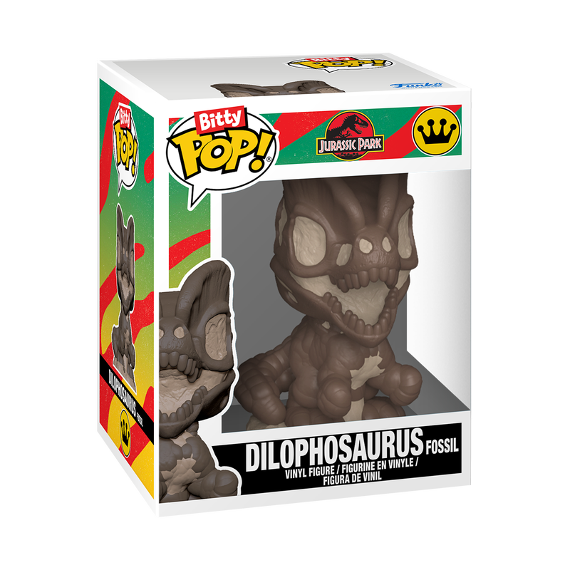 Bitty POP 2 Pack | Tyrannosaurus Fossil & Dilophosaurus | Jurassic Park