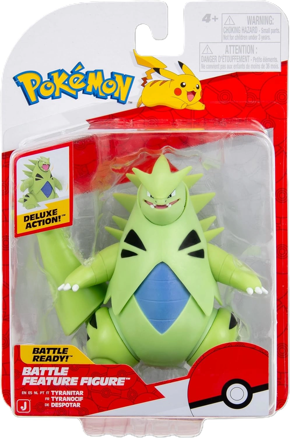 Jazwares: Pokémon Battle Feature Figure Tyranitar - Battle Figure 11cm