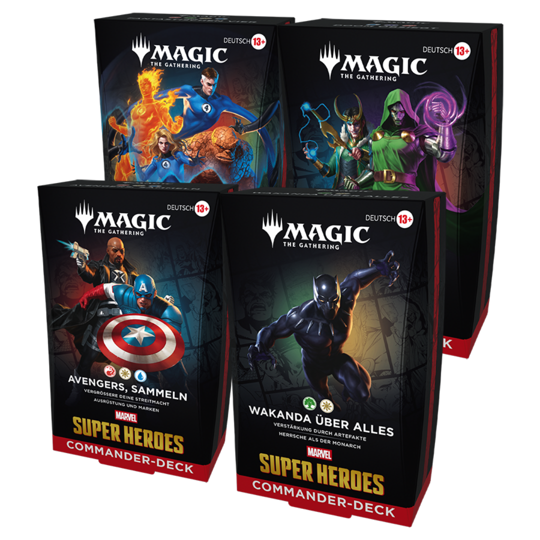 Magic: The Gathering | Marvel Super Heroes | Commander Decks (4) (DE)