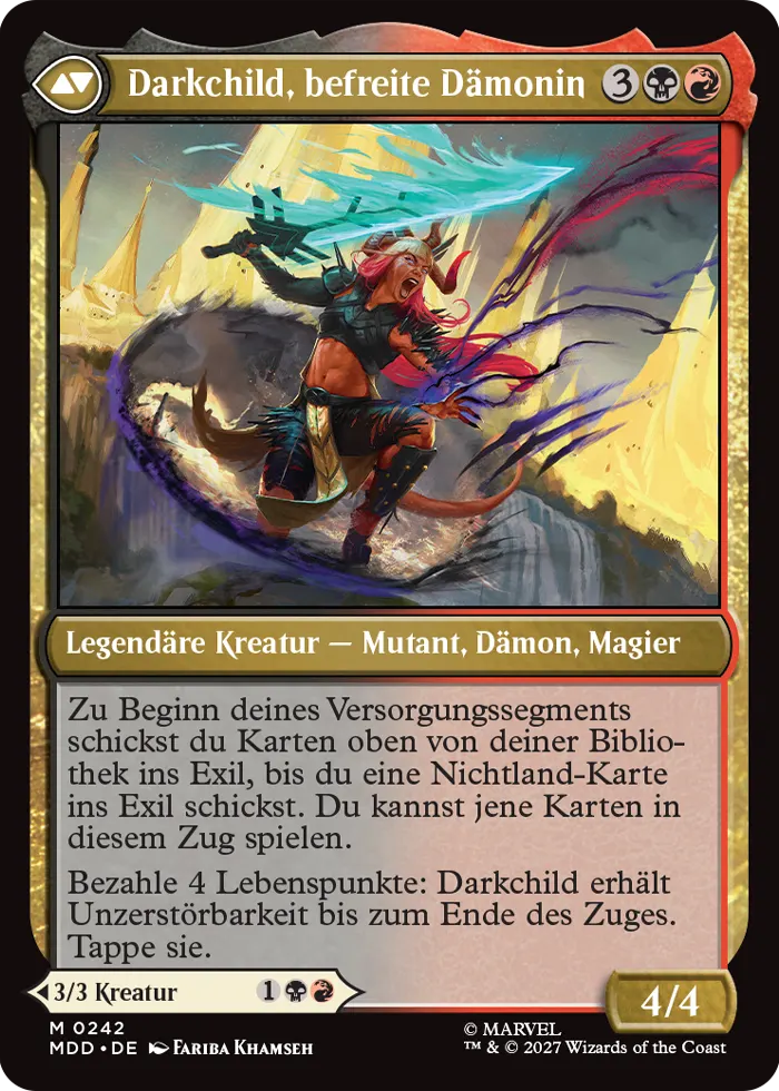 Darkchild, befreite Dämonin