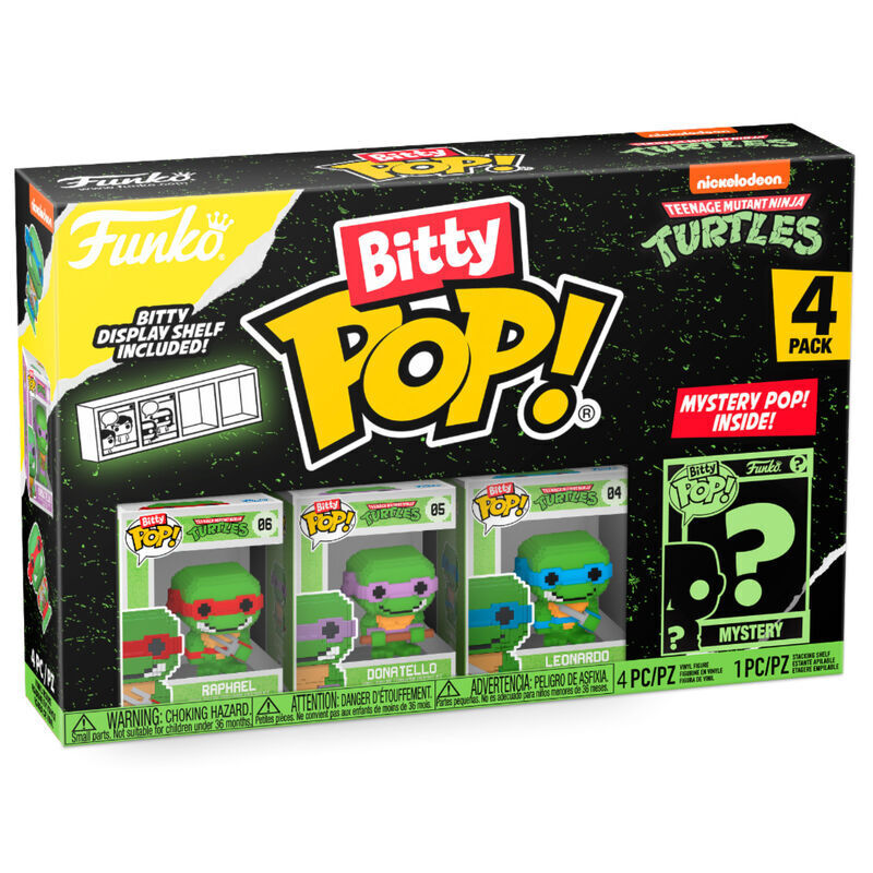 Bitty POP!: Teenage Mutant Ninja Turtles 4PK