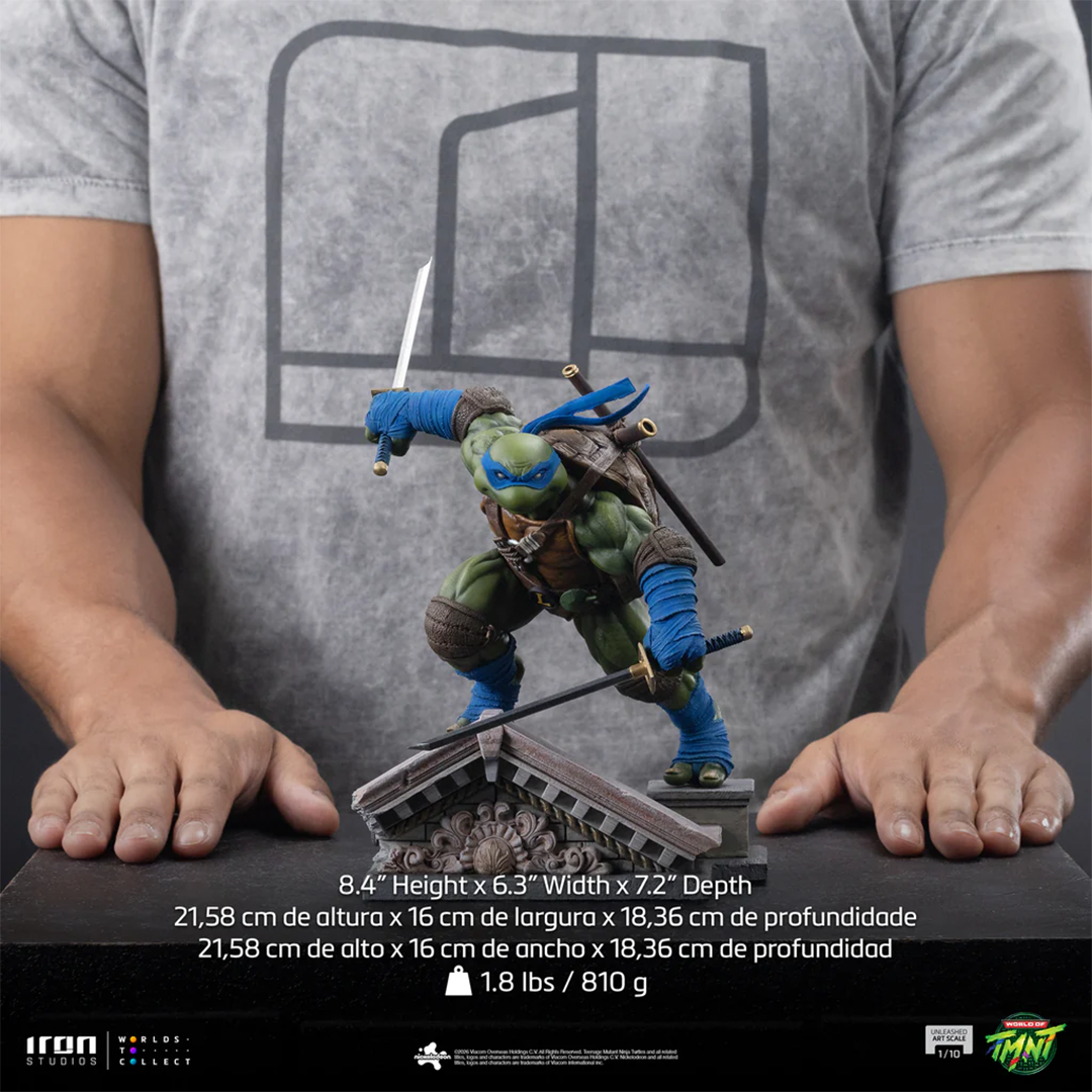 Iron Studios | Leonardo Unleashed - Teenage Mutant Ninja Turtles | Art Scale 1/10